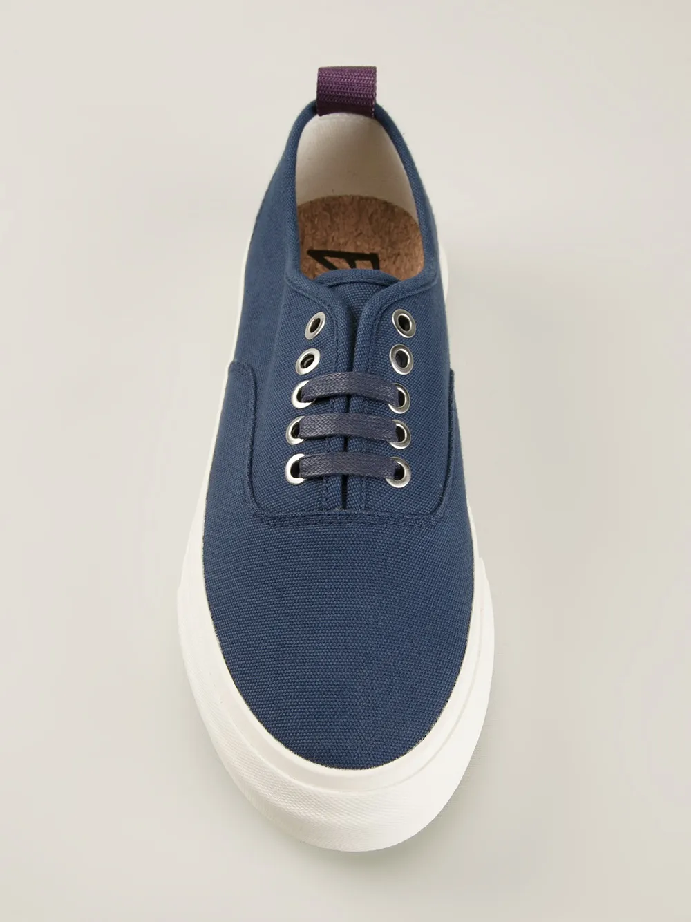 EYTYS canvas lace up trainers Blauw