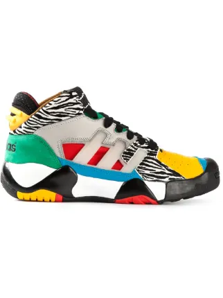 Farfetch Empiècements Street Adidas Baskets Ball À Xq4nSx0Hw