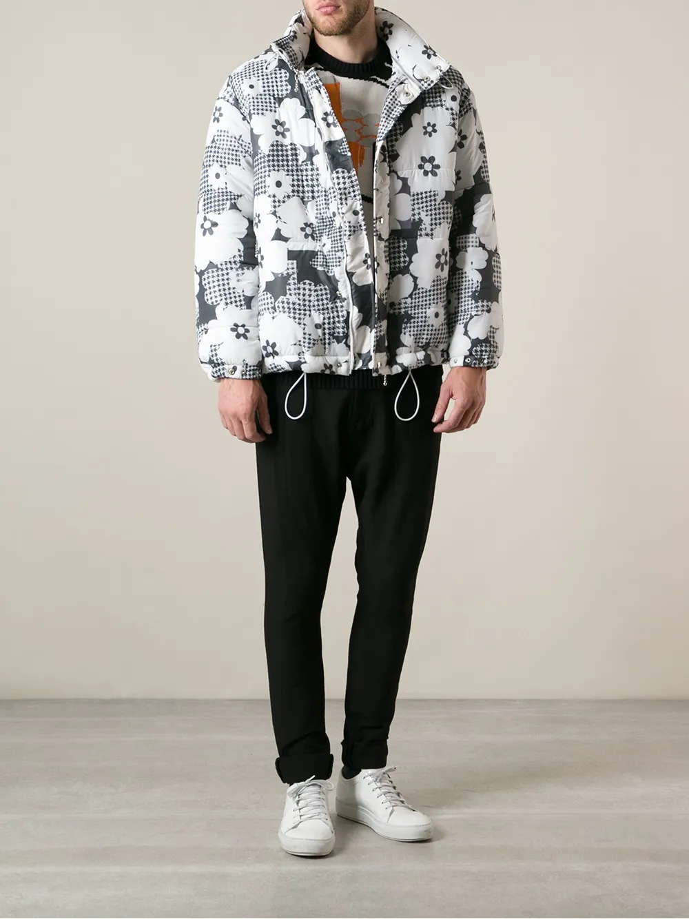 фото Christopher shannon дутая куртка с цветочным узором