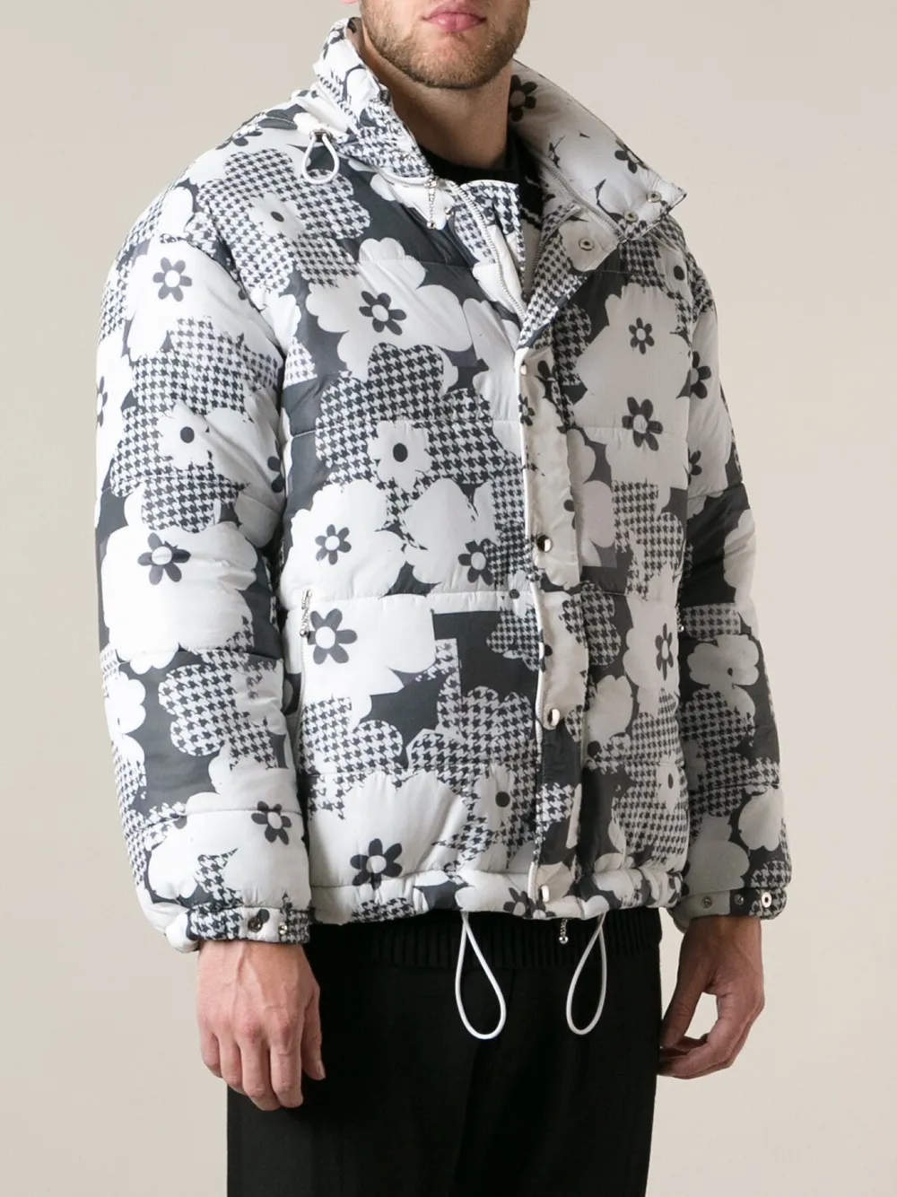 фото Christopher shannon дутая куртка с цветочным узором