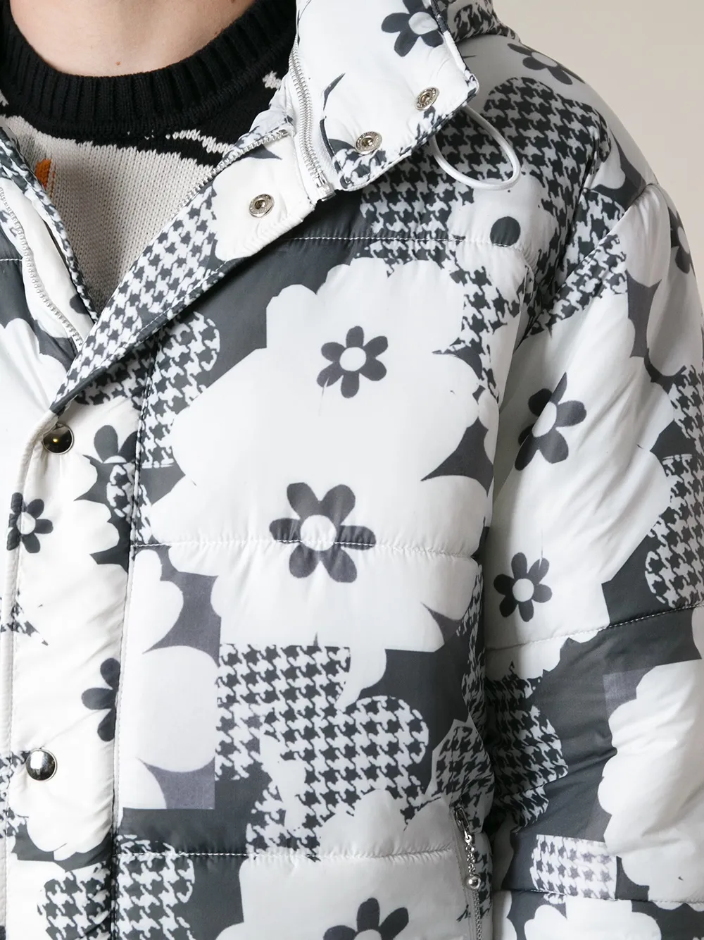 фото Christopher shannon дутая куртка с цветочным узором