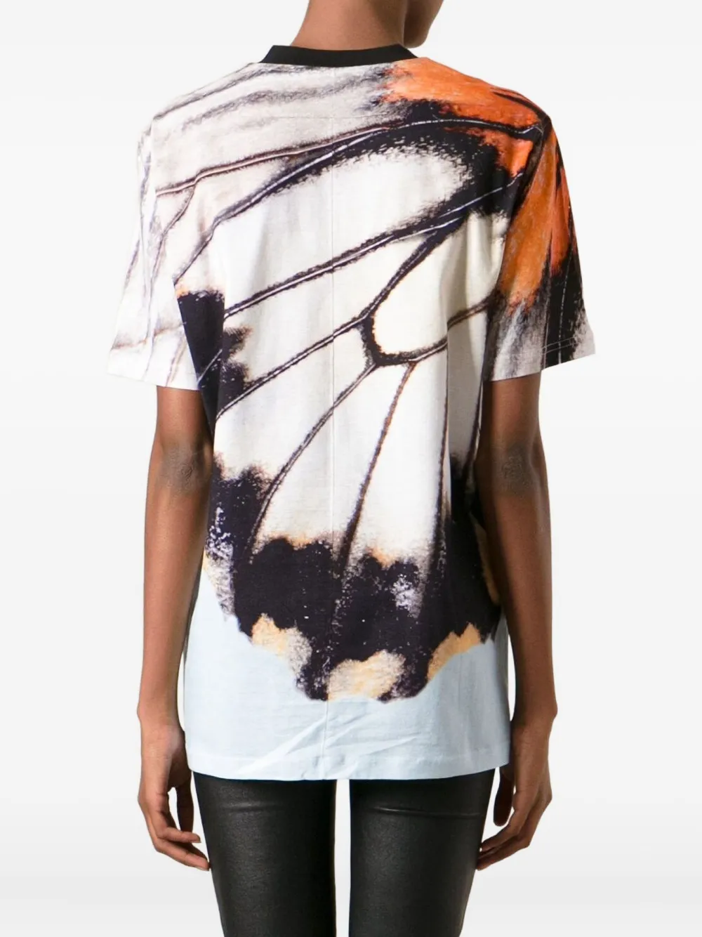 Givenchy butterfly print T-shirt Veelkleurig