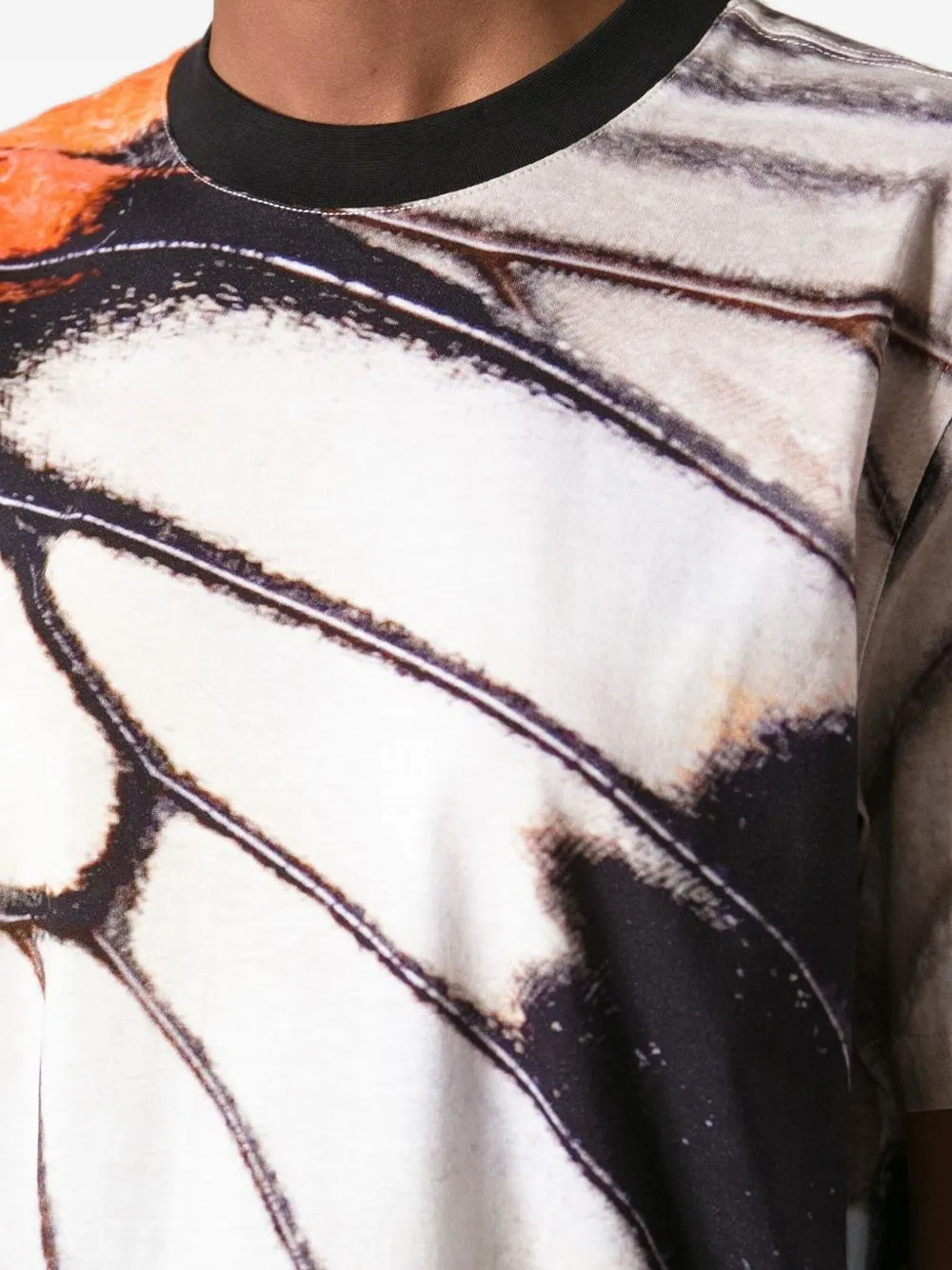 Givenchy butterfly print T-shirt Veelkleurig
