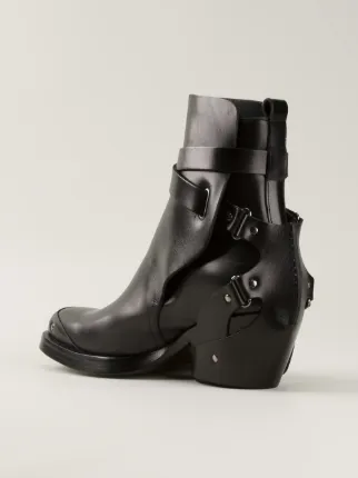 versace toe square boots farfetch