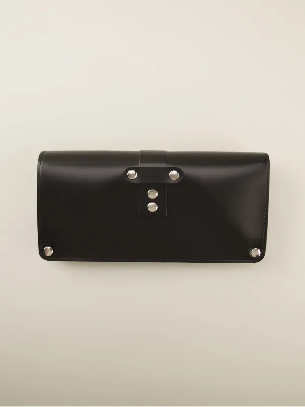 【COMME des GARCONS】Buckle D Leather Wallet Comme Des Garçons Wallet Buckled Leather Wallet | Black