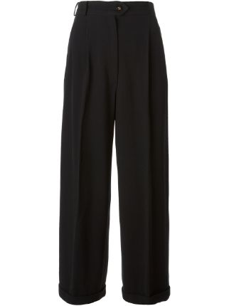 Chanel Vintage Wide Leg Trousers - Farfetch