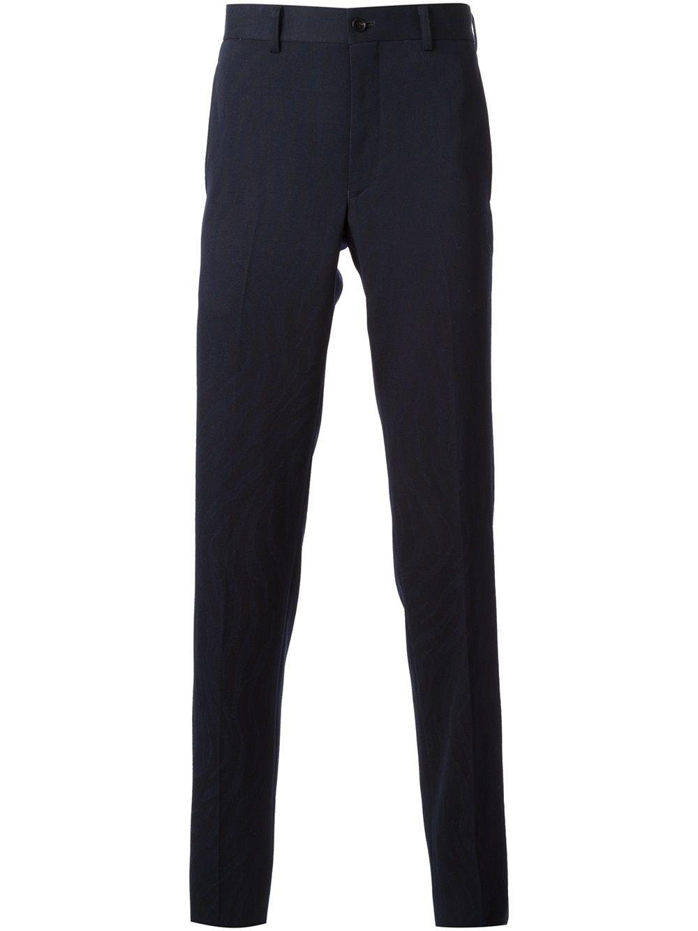 cropped straight leg trousers