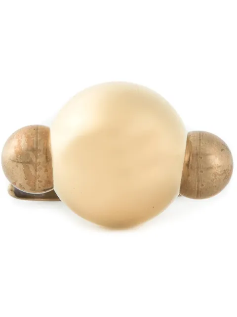 Lanvin round shape double ring