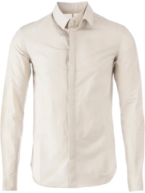 Deepti concealed button fastening slim fit shirt