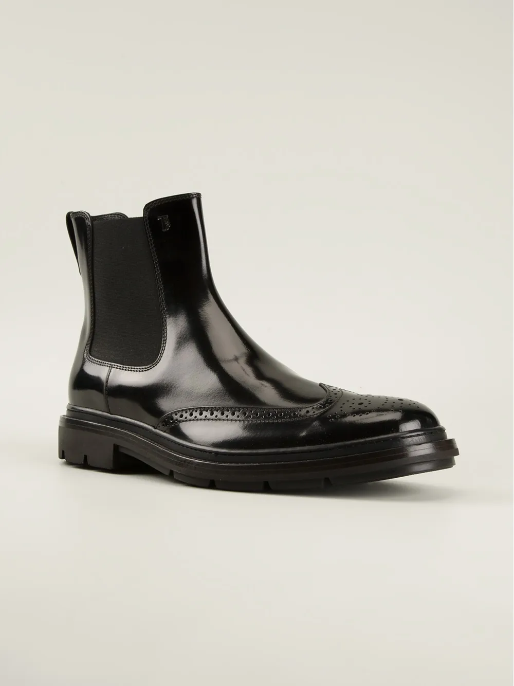 Tod's brogue detailing Chelsea boots | Botas biker | Image 2