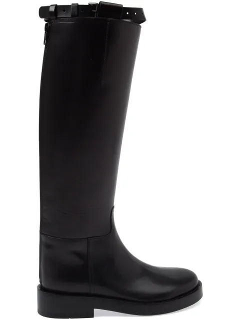 ann demeulemeester biker boots