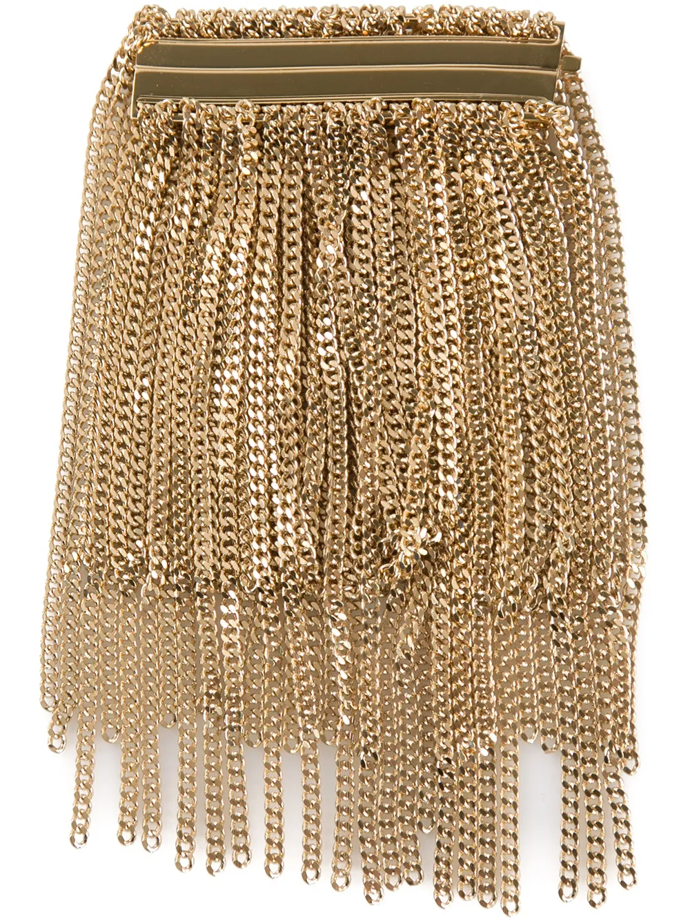 Chloé curb chain strand cuff - メタリック Chloé curb chain strand cuff - メタリック