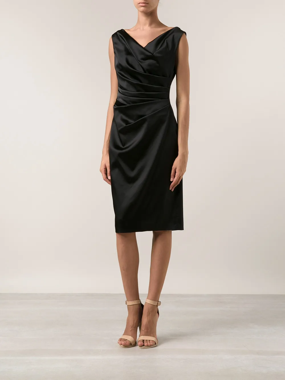 Talbot Runhof 'Colly' dress Zwart