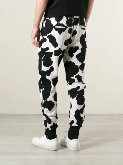 moschino tape cuffed track pants