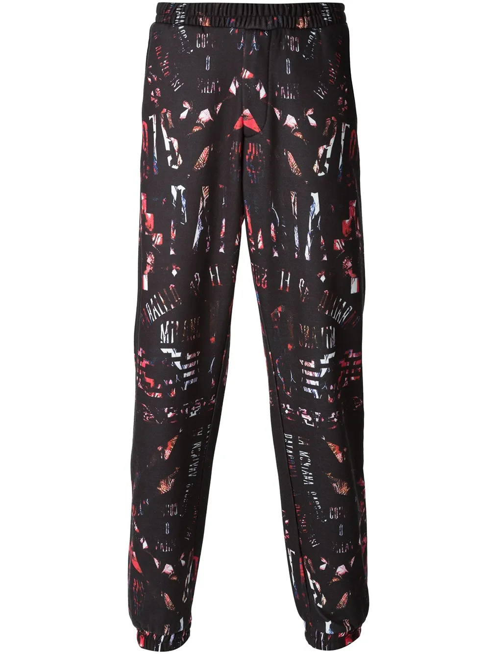 COUNTY OF MILAN printed track pants - Nero
