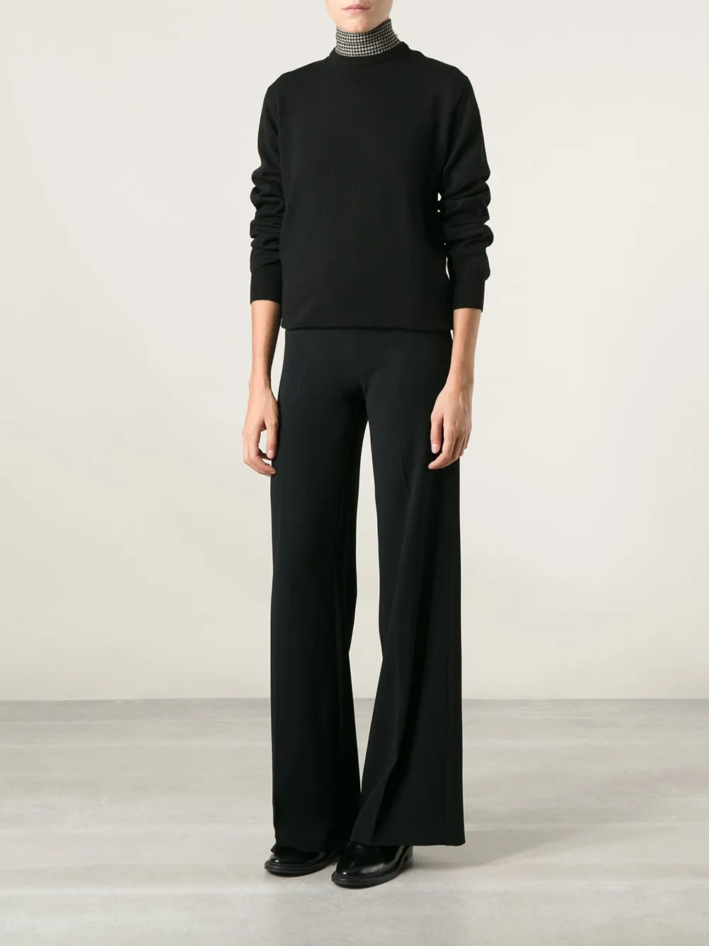 P.A.R.O.S.H. flared trousers - Zwart