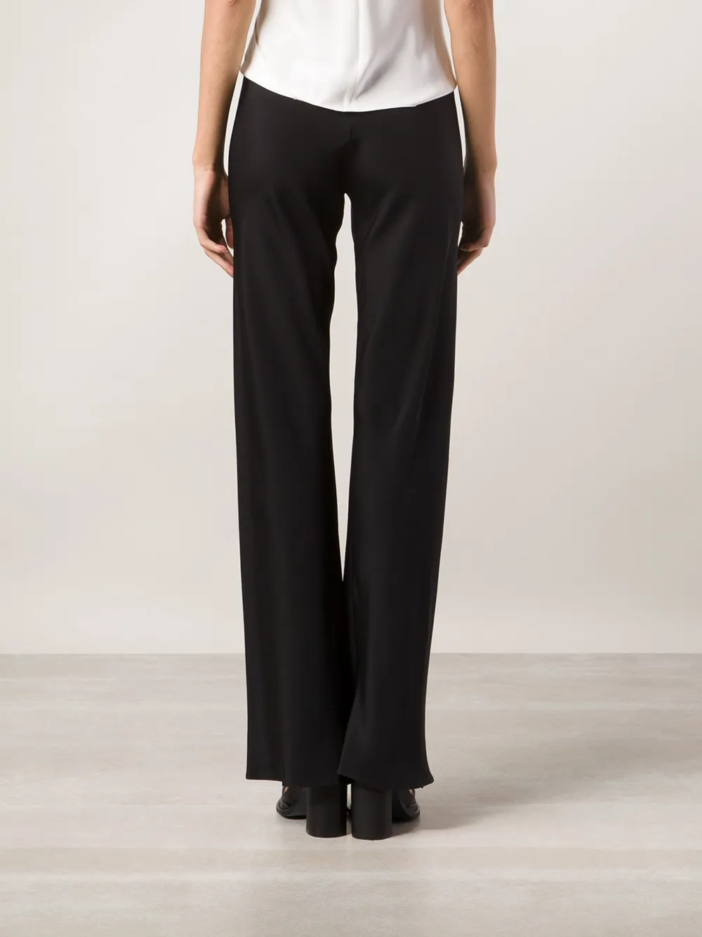 Peter Cohen straight trousers Zwart