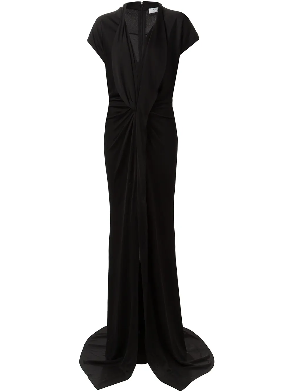 Givenchy draped evening gown - Nero