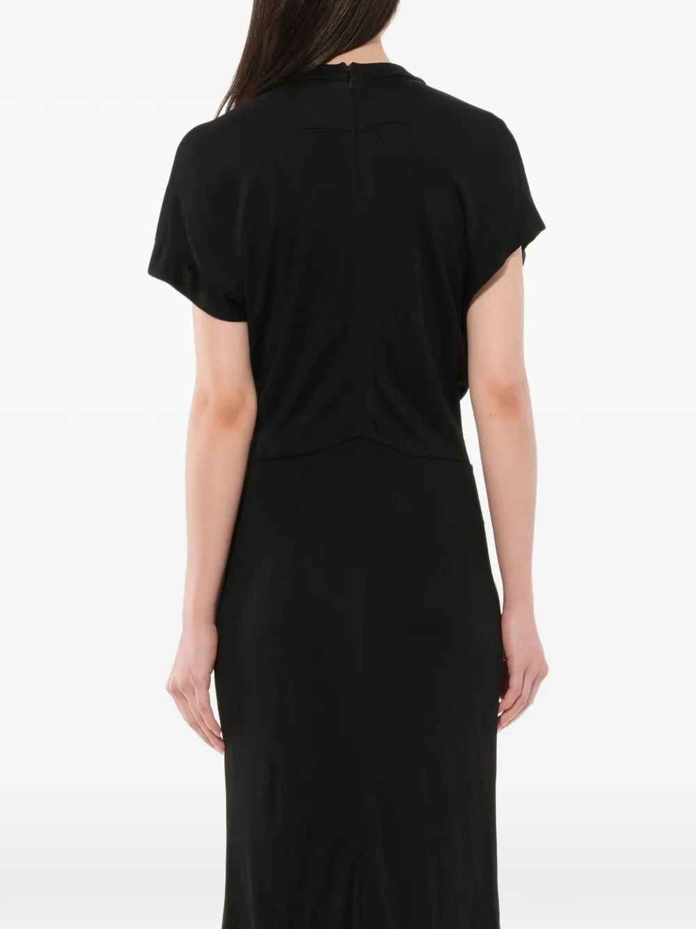 Givenchy draped evening gown Zwart