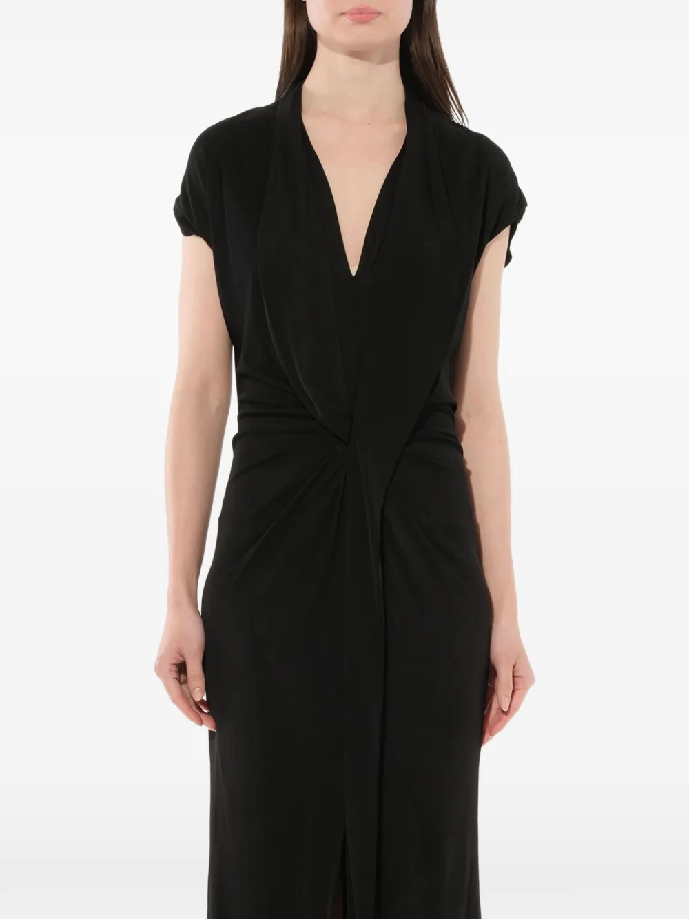 Givenchy draped evening gown - Black