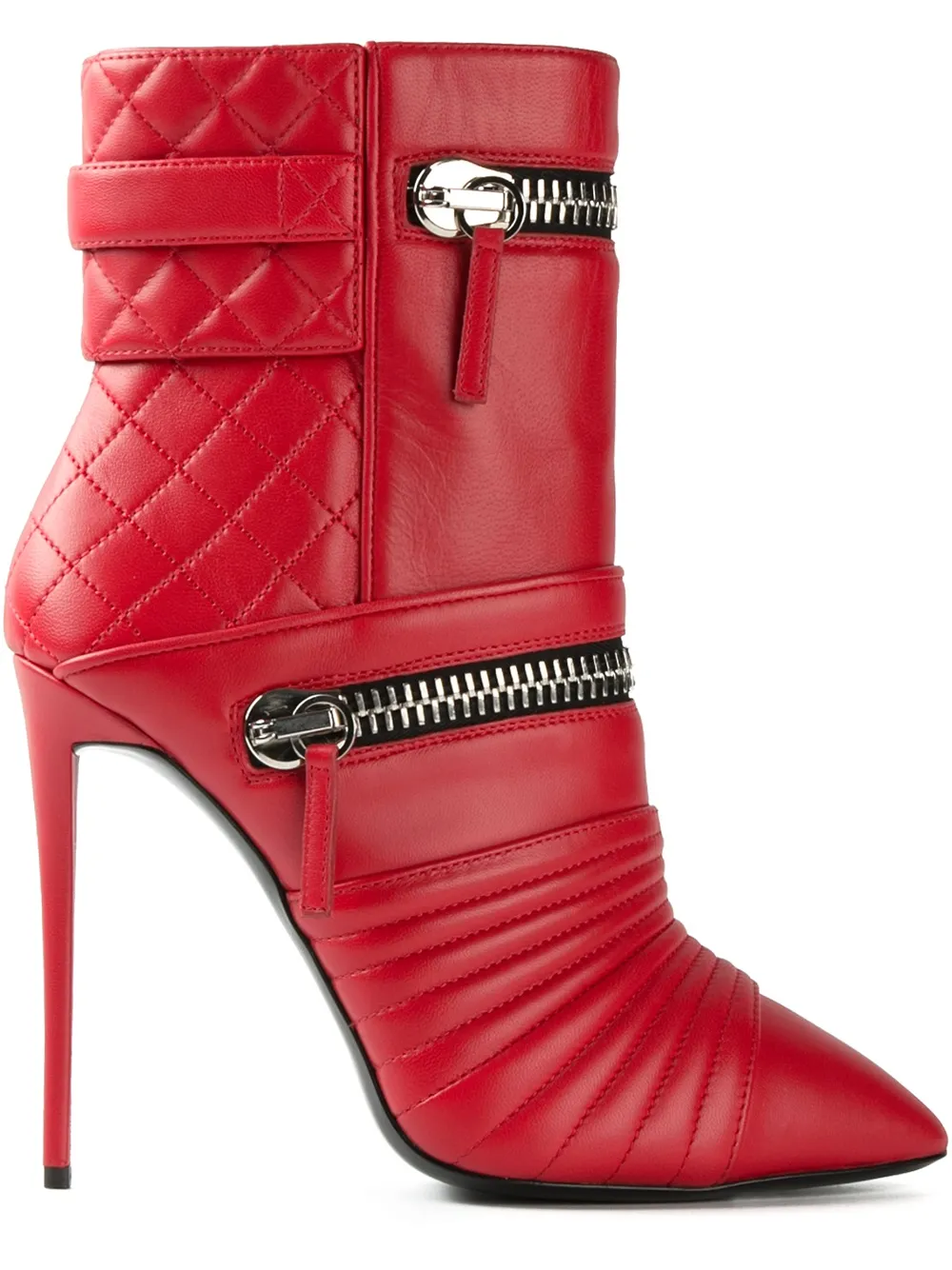 Giuseppe Zanotti Design Zip Detail Ankle Boots - Farfetch