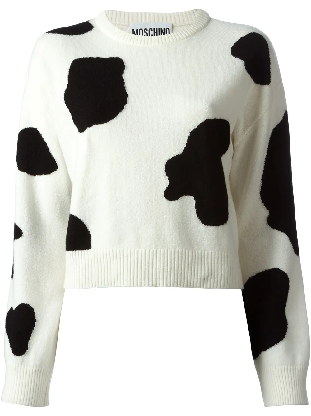 moschino cropped sweater