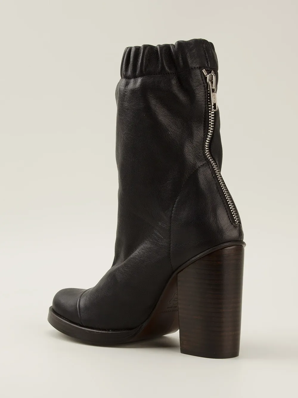 ash lucie leather boots