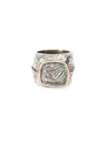 Tobias Wistisen bronze square ring - Metallic