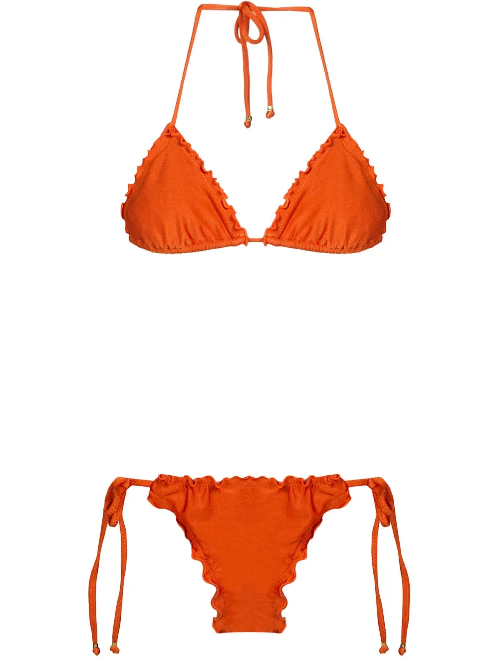 

Amir Slama triangle top bikini set - Naranja