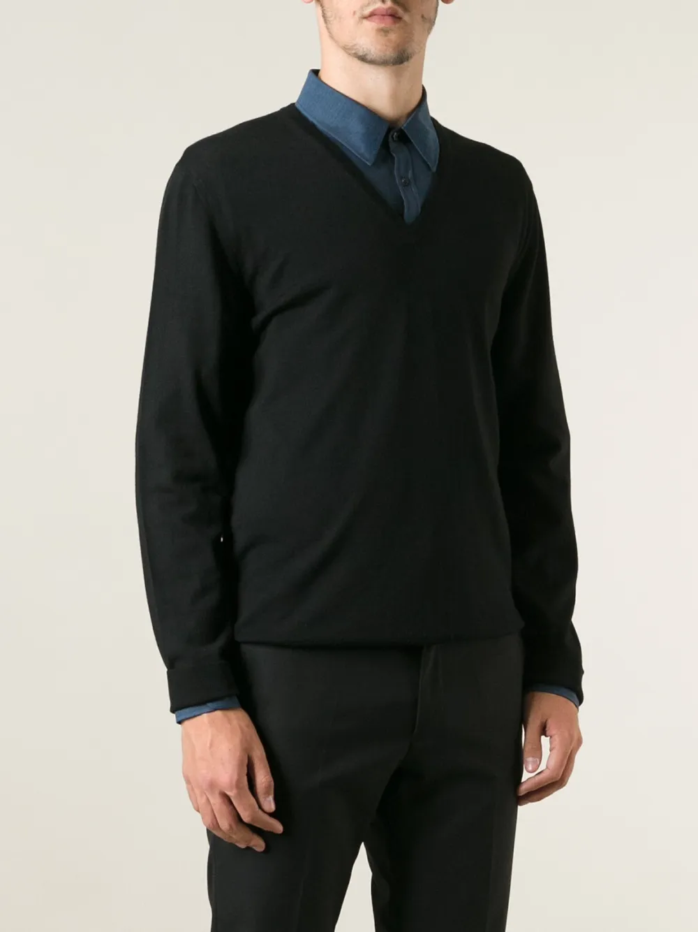 Gucci v-neck sweater Zwart