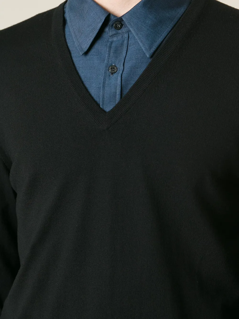 Gucci v-neck sweater Zwart