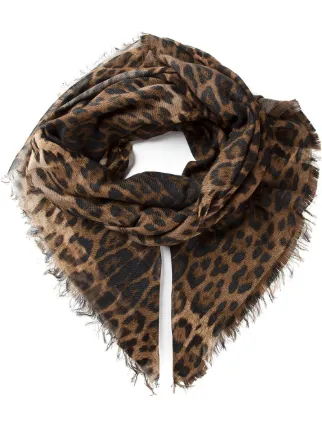 Roberto Cavalli Leopard Print Scarf Farfetch Roberto Cavalli Leopard Print Scarf