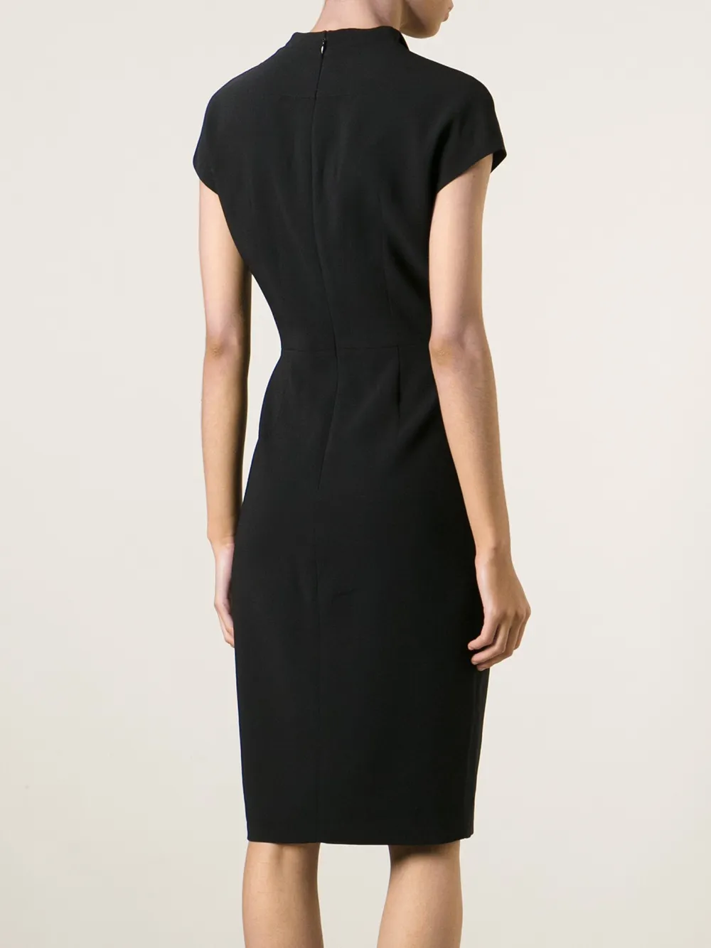 Givenchy gathered layered dress Zwart