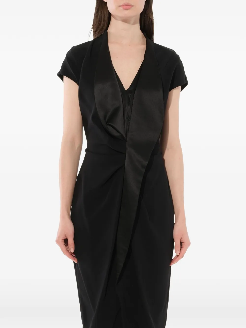 Givenchy gathered layered dress - Black