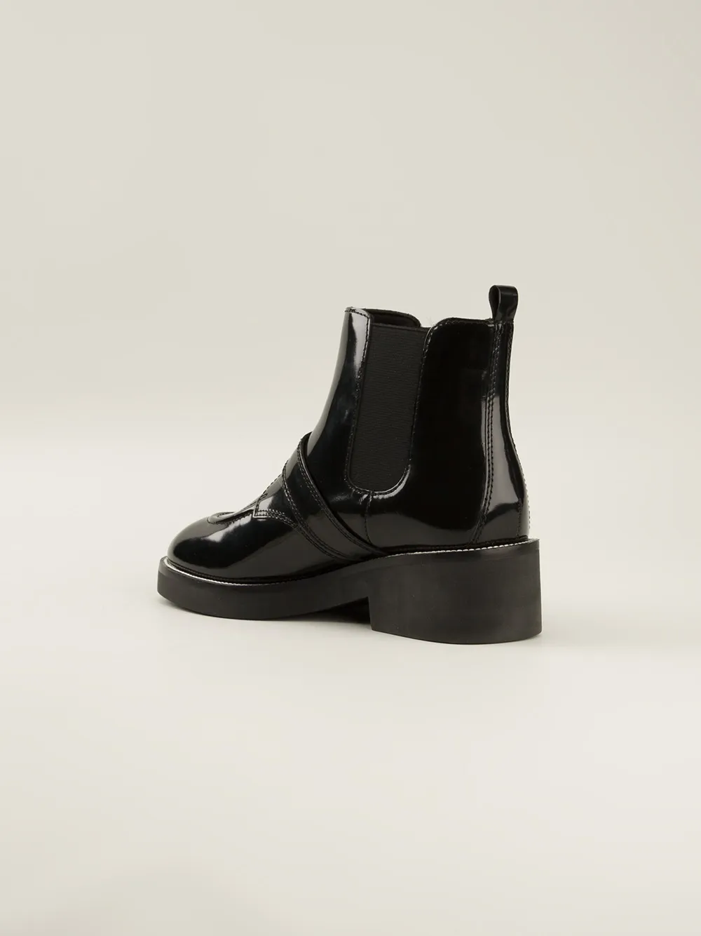 Ash 'Norton' buckled ankle boots Zwart