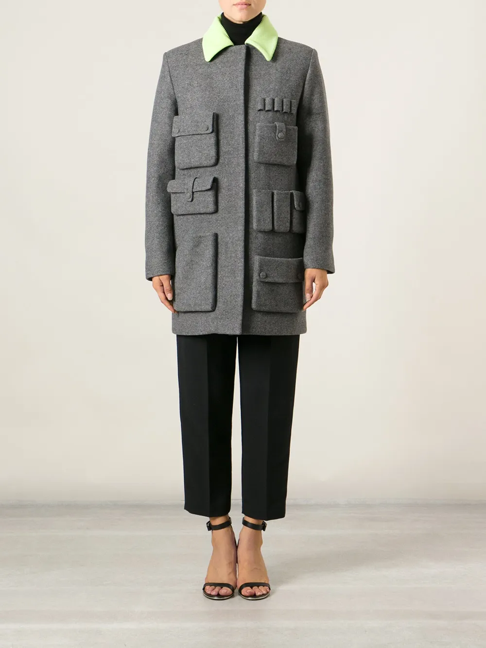 Alexander Wang Utilitarian-style Coat In Black