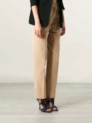 celine striped trousers