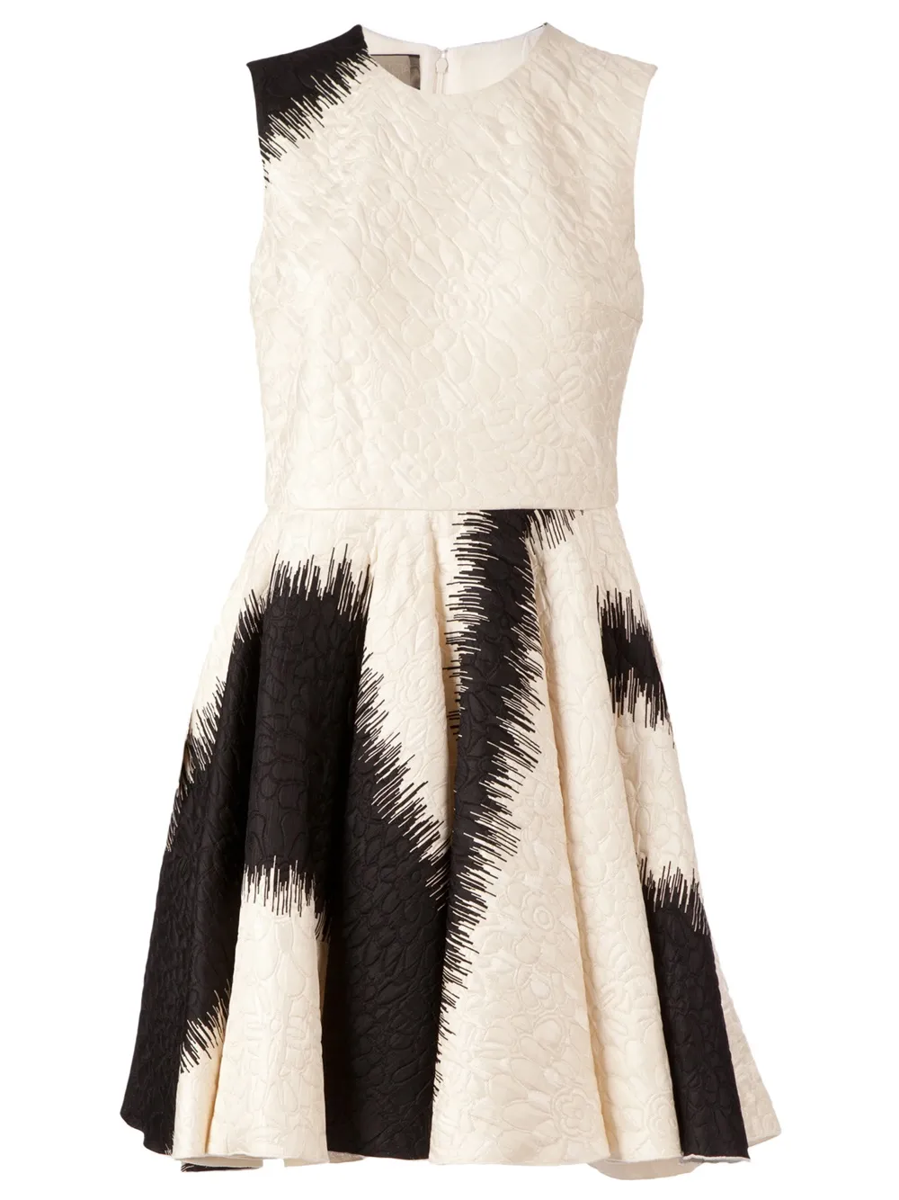 Giambattista Valli Printed Flared Dress In White