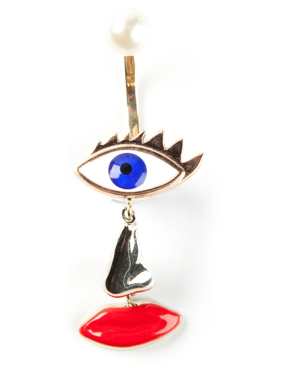 Delfina Delettrez серьга 'Anatomik'