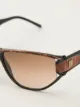 Givenchy Pre-Owned نظارة شمسية أطر هندسي