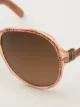 Yves Saint Laurent Pre-Owned Sonnenbrille mit Glitzer-Finish