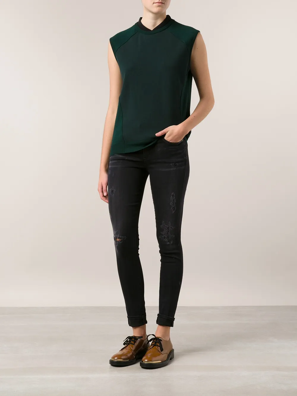 Citizens of Humanity 'Rocket' high rise skinny jeans - Blauw