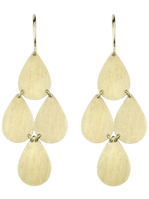 Irene Neuwirth 18kt yellow gold four drop earrings