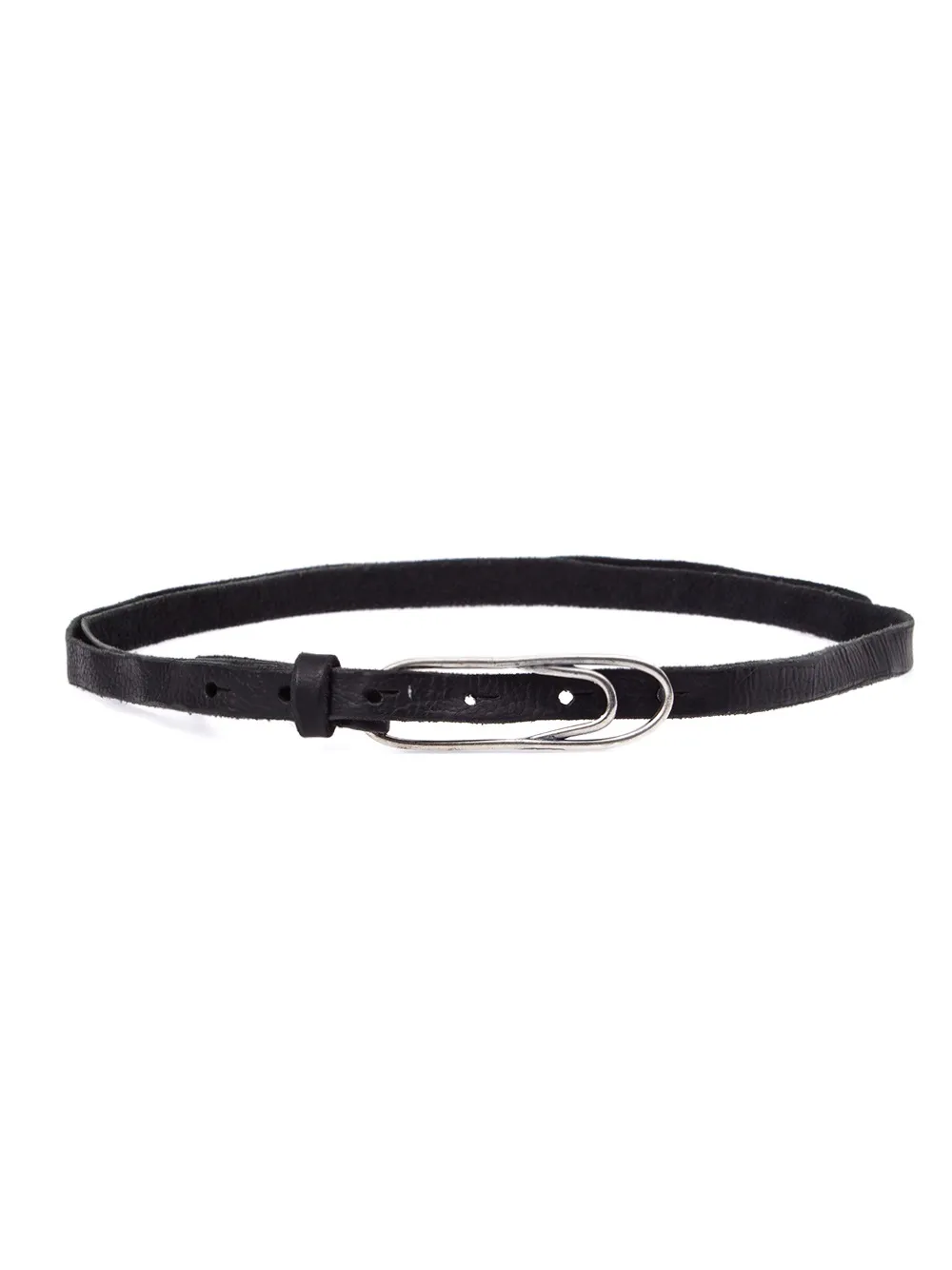 Goti Loop Buckle Belt In Black