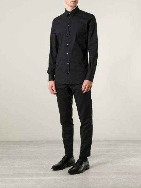 Shop black Dolce & Gabbana classic shirt with Express Delivery - Farfetch