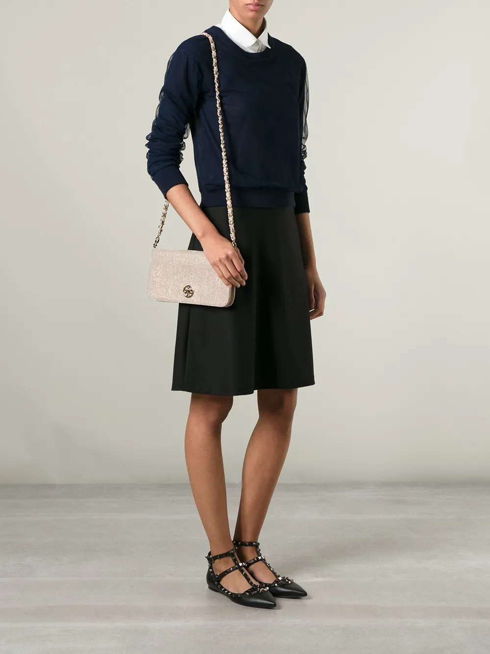 Tory Burch 'Reeva' shoulder bag - Metallic
