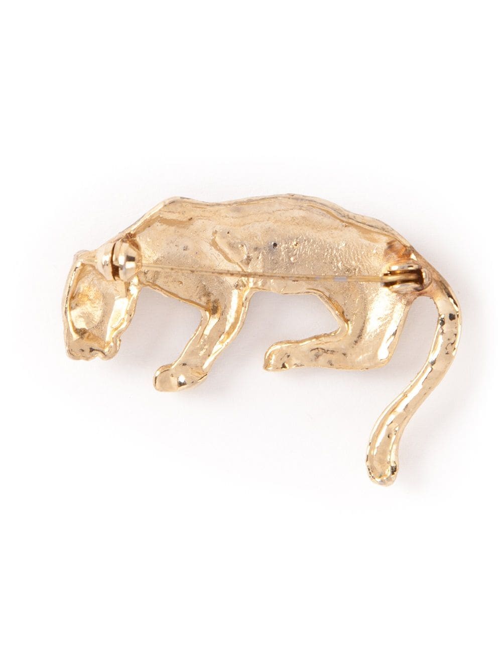 Katheleys Vintage crystal panther brooch - Metallic