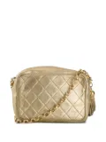 CHANEL Pre-Owned quilted tassel detail shoulder bag - Gold