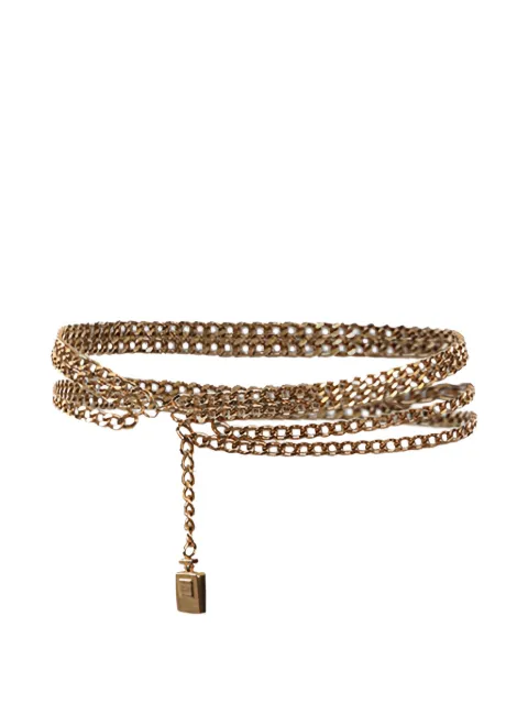 CHANEL Pre-Owned chain-link Coco belt