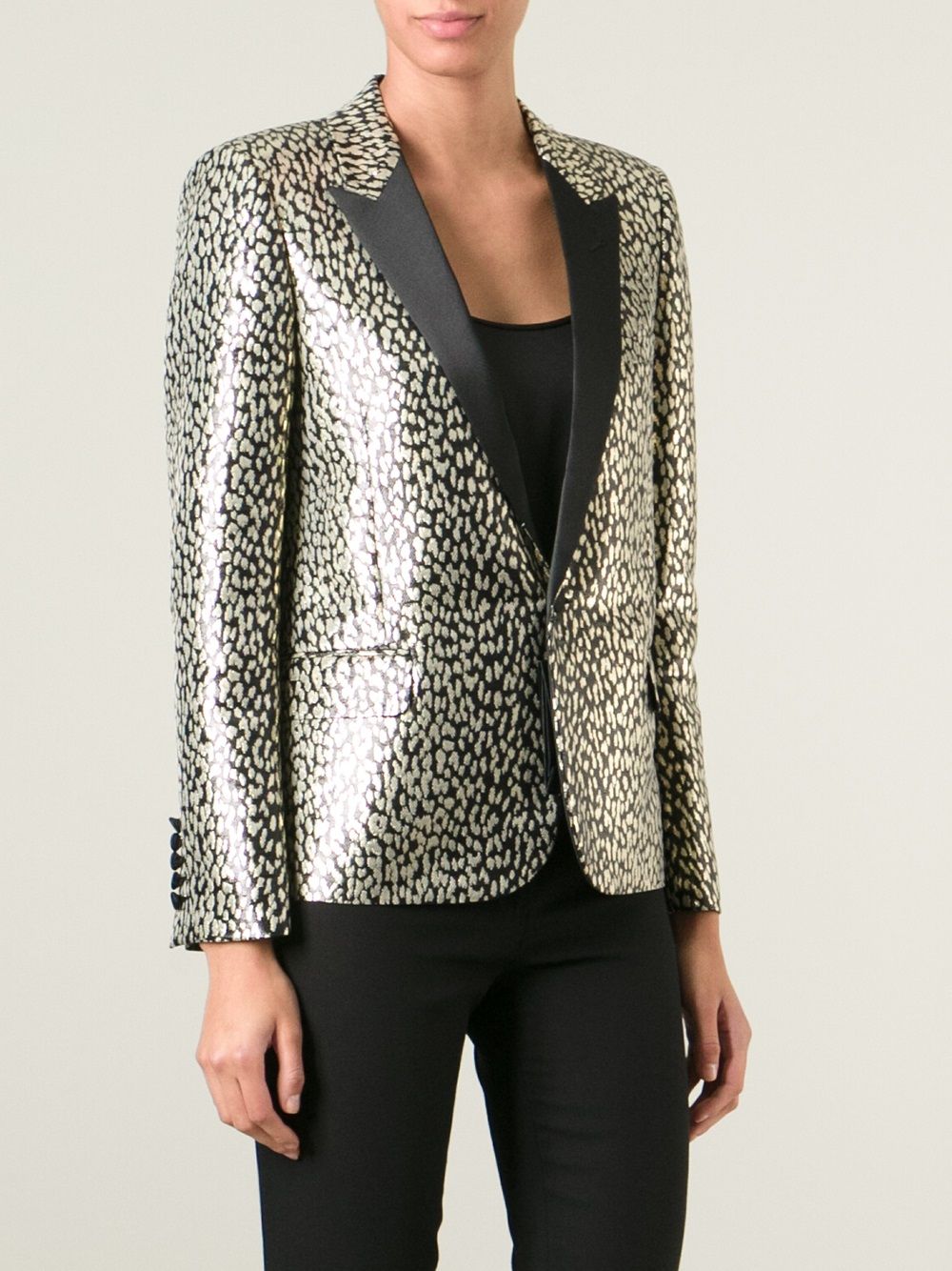 saint laurent smoking jacket